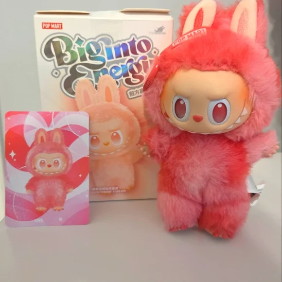 Labubu "Big Into Energy" Open Box - LOVE - Picture 1 of 14